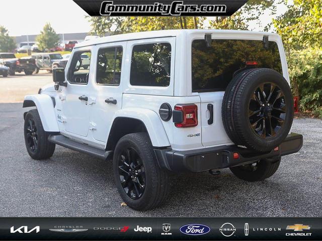 Photo of 2021 Bright White Clearcoat Jeep Wrangler Unlimited 4xe