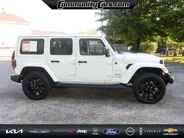 Photo of 2021 Bright White Clearcoat Jeep Wrangler Unlimited 4xe