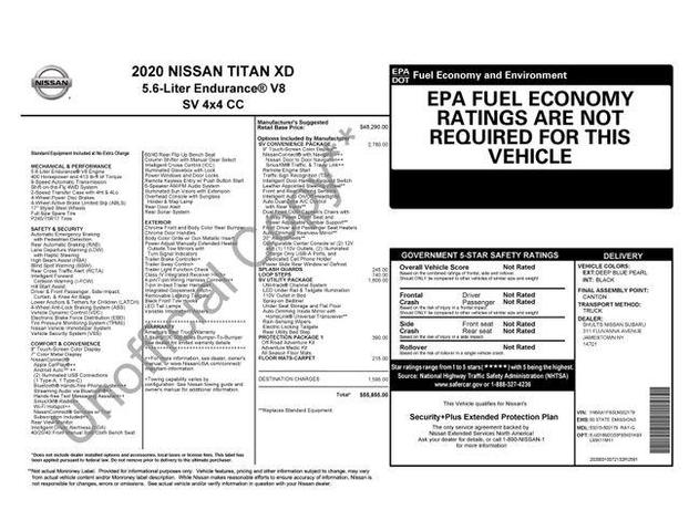 Photo of 2020 Deep Blue Pearl Metallic Nissan Titan XD