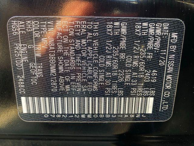 Photo of 2021 Super Black Nissan Rogue