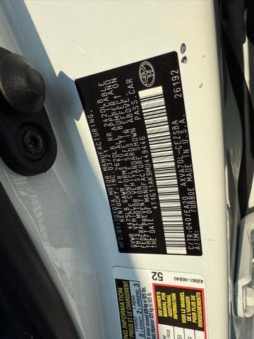 Photo of 2021 White Toyota Camry