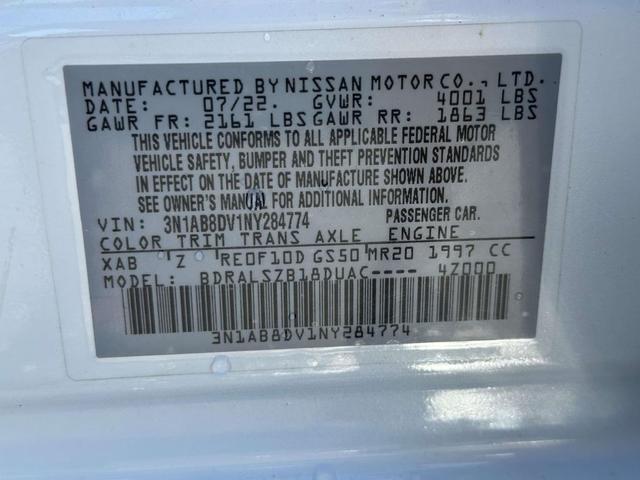 Photo of 2022 Super Black Nissan Sentra