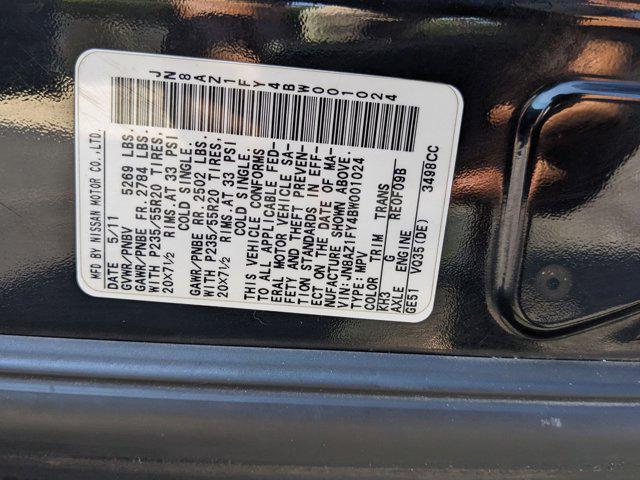 Photo of 2011 Super Black Metallic Nissan Murano CrossCabriolet