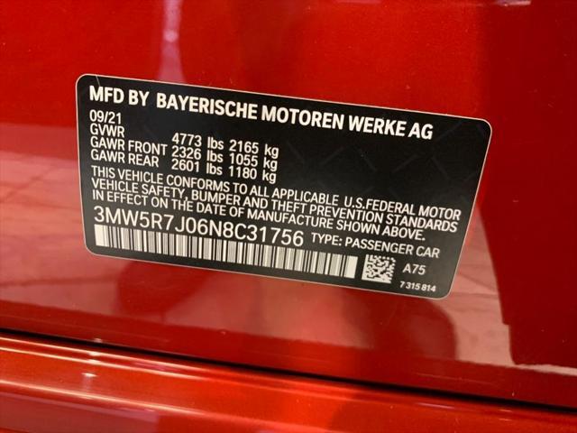 Photo of 2022 Melbourne Red Metallic BMW 330