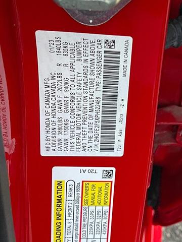 Photo of 2023 Rallye Red Honda Civic