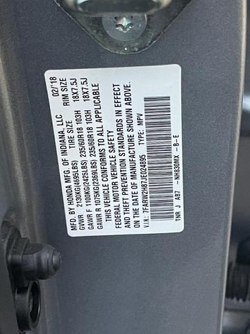 Photo of 2018 Lunar Silver Metallic Honda CR-V