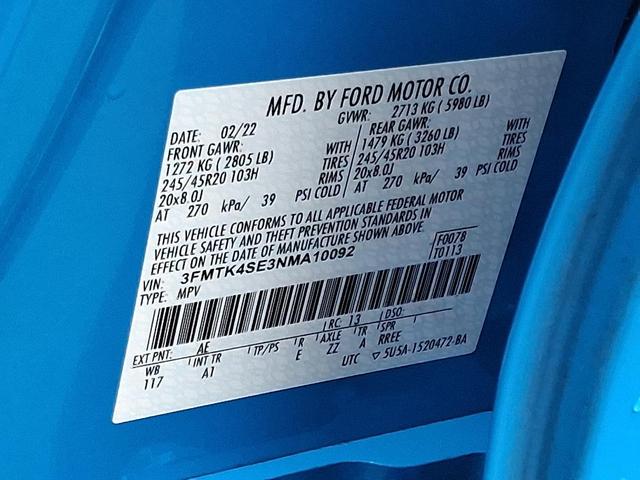 Photo of 2022 Grabber Blue Metallic Ford Mustang Mach-E