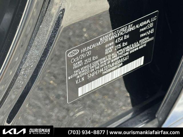 Photo of 2021 Phantom Black Hyundai SONATA