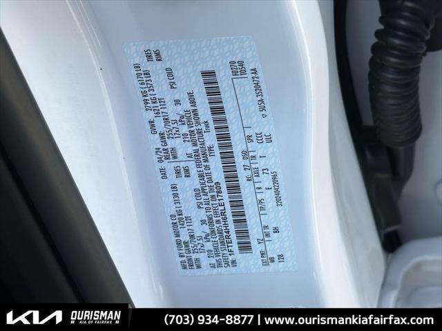 Photo of 2024 Oxford White Ford Ranger