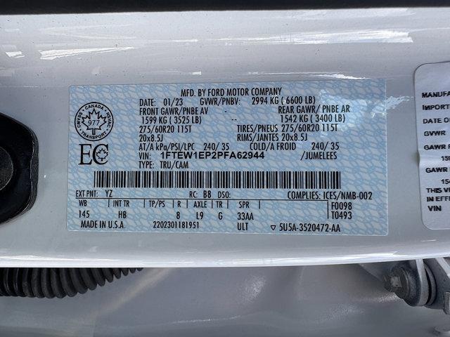 Photo of 2023 Oxford White Ford F-150