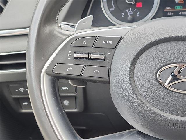 Photo of 2023 Carbon Blue Hyundai SONATA Hybrid