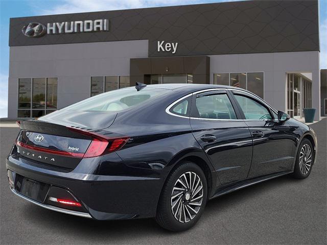 Photo of 2023 Carbon Blue Hyundai SONATA Hybrid