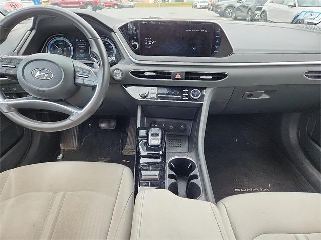 Photo of 2023 Carbon Blue Hyundai SONATA Hybrid