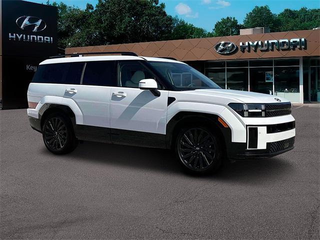 Photo of 2025 Serenity White Hyundai SANTA FE