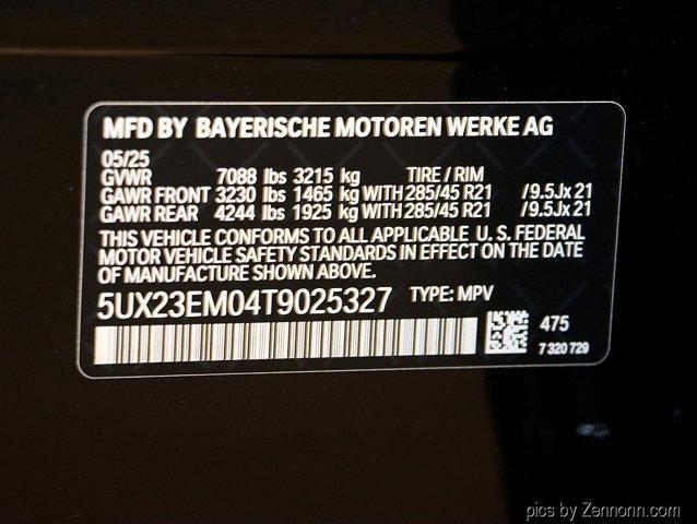 Photo of 2026 Black Sapphire Metallic BMW X7