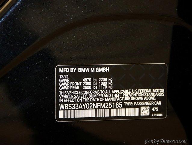 Photo of 2022 Black Sapphire Metallic BMW M3