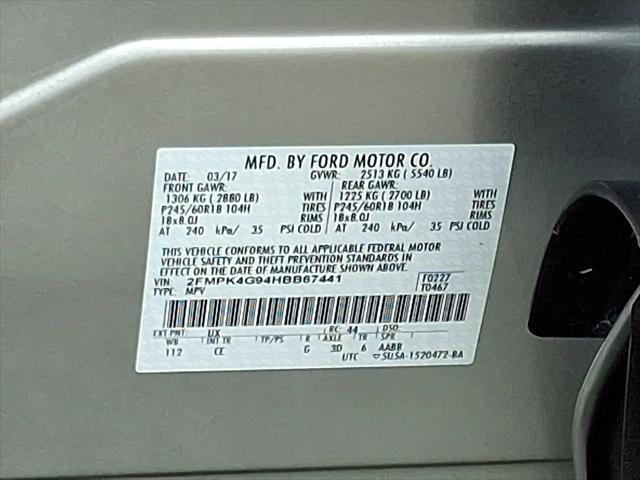 Photo of 2017 Magnetic Metallic - J7 Ford Edge