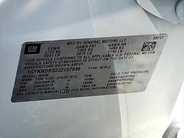 Photo of 2018 Crystal White Tricoat - G1W Cadillac XT5