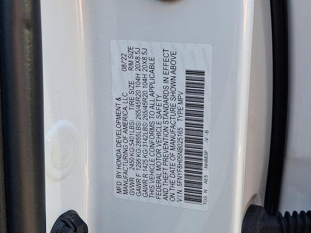 Photo of 2022 Platinum White Pearl Honda Passport