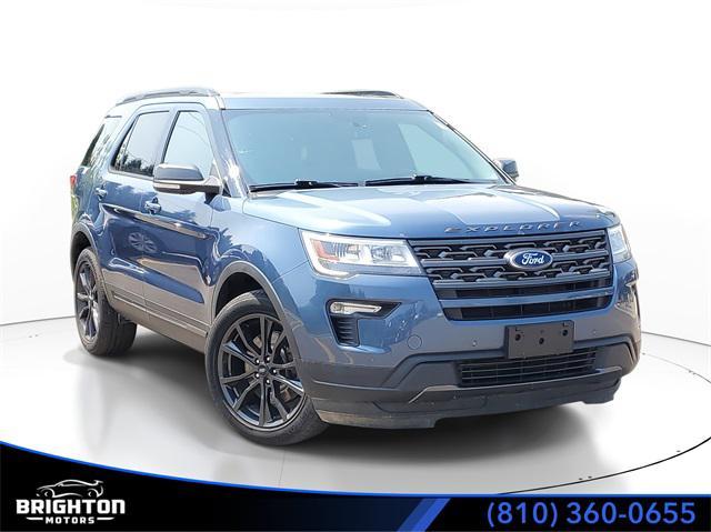 Photo of 2018 Blue Metallic Ford Explorer