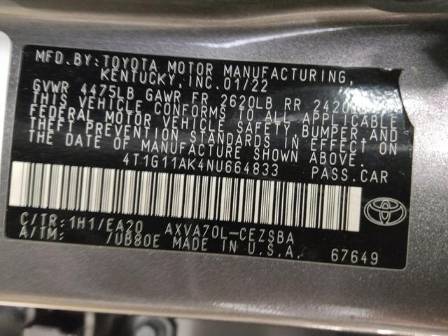 Photo of 2022 Gray Toyota Camry
