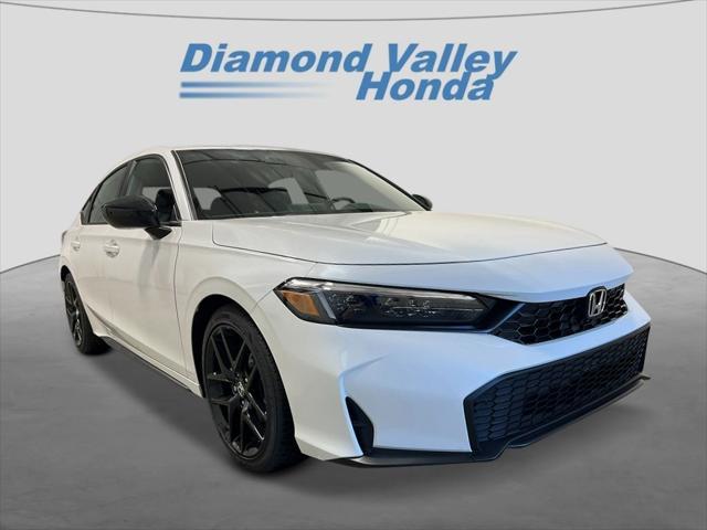 Photo of 2025 Platinum White Honda Civic