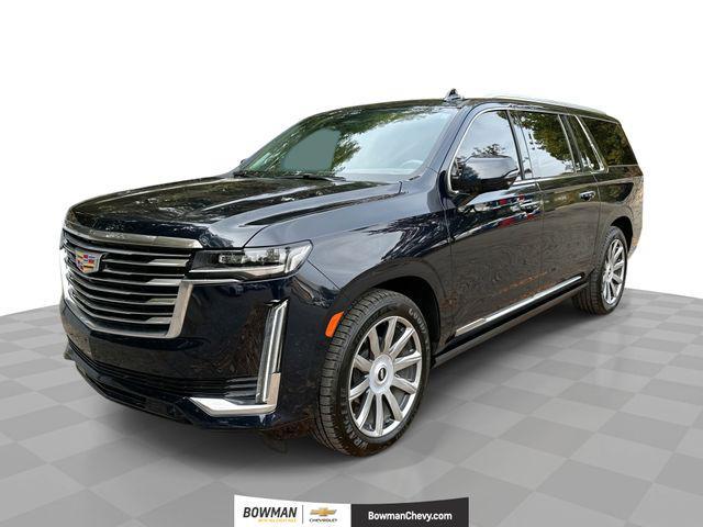 Photo of 2021 Dark Moon Blue Metallic Cadillac Escalade ESV