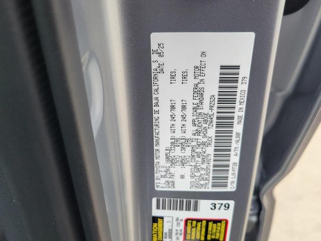 Photo of 2025 Celestial Silver Metallic Toyota Tacoma