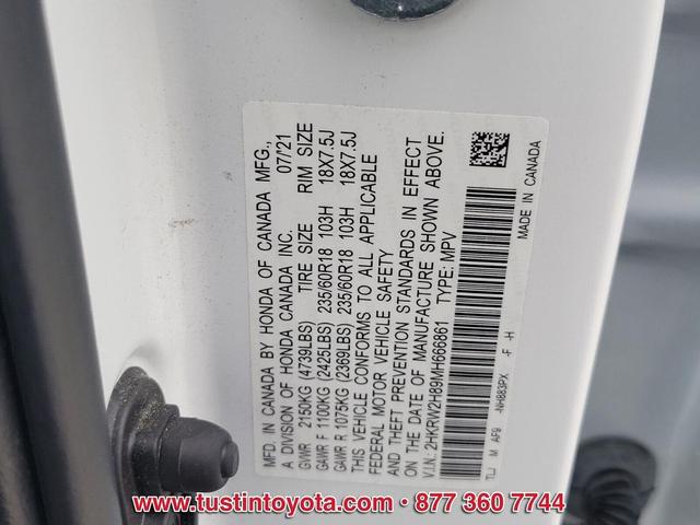 Photo of 2021 Platinum White Pearl Honda CR-V