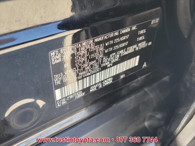 Photo of 2022 Midnight Black Metallic Toyota RAV4