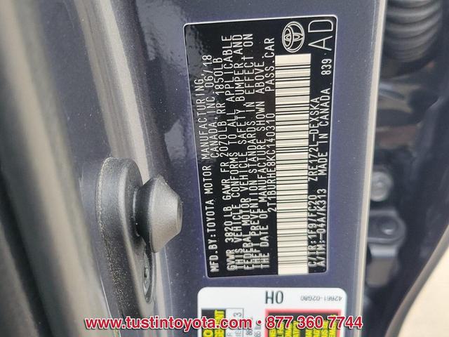 Photo of 2019 Gray Toyota Corolla