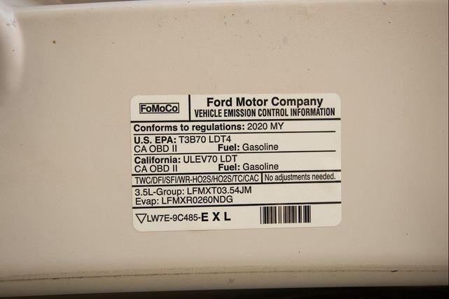 Photo of 2020 Oxford White Ford F-150