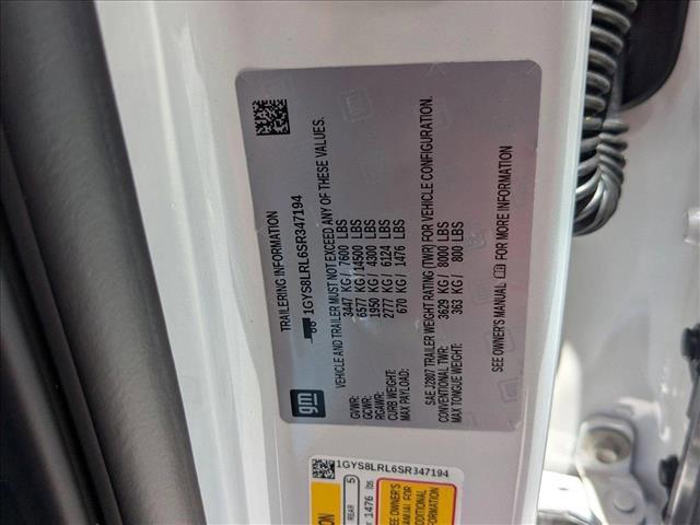 Photo of 2025 Crystal White Tricoat Cadillac Escalade ESV