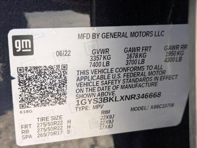 Photo of 2022 Galactic Gray Metallic Cadillac Escalade