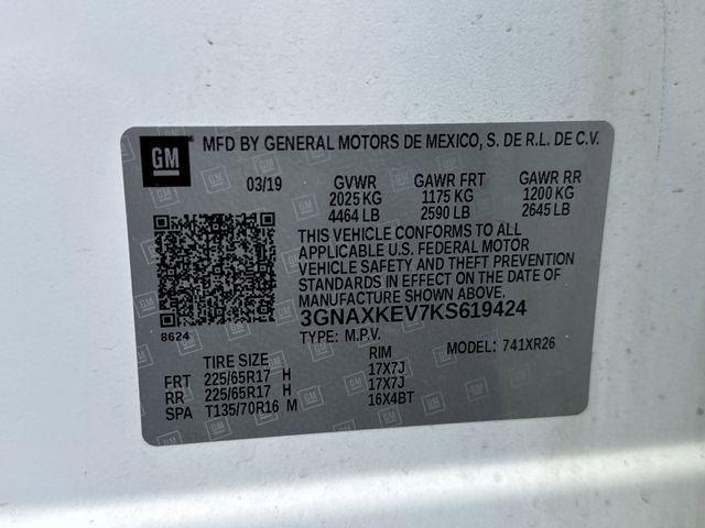 Photo of 2019 Summit White Chevrolet Equinox