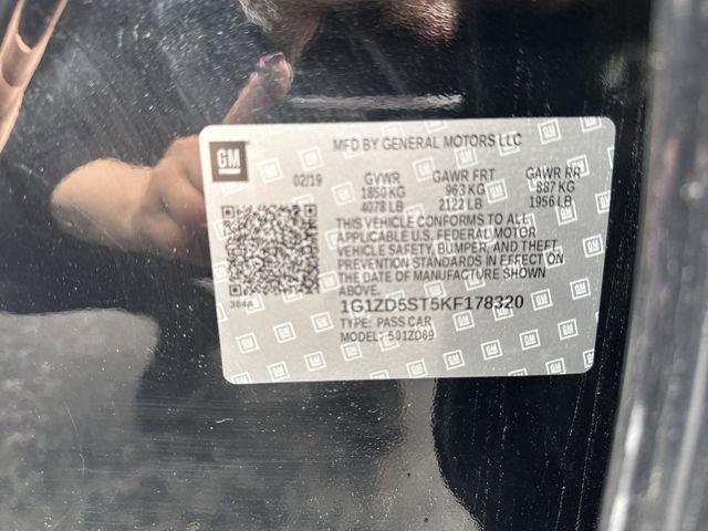 Photo of 2019 Mosaic Black Metallic Chevrolet Malibu