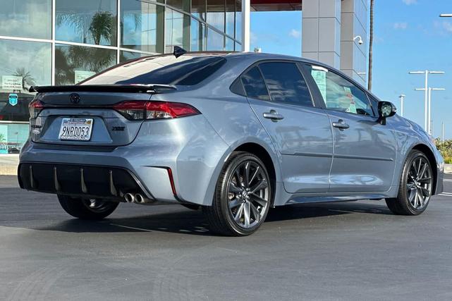 Photo of 2024 Celestite/Midnight Black Metallic Toyota Corolla