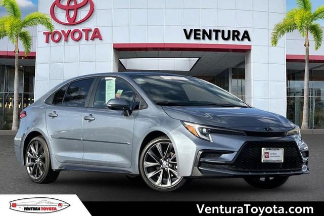 Photo of 2024 Celestite/Midnight Black Metallic Toyota Corolla