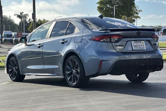 Photo of 2024 Celestite/Midnight Black Metallic Toyota Corolla