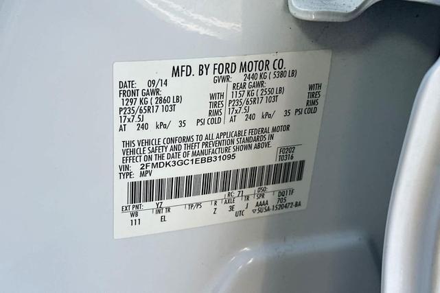 Photo of 2014 Oxford White Ford Edge