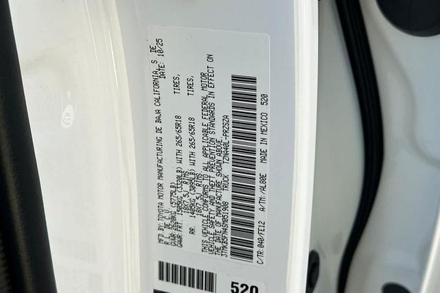 Photo of 2025 Ice Cap Toyota Tacoma