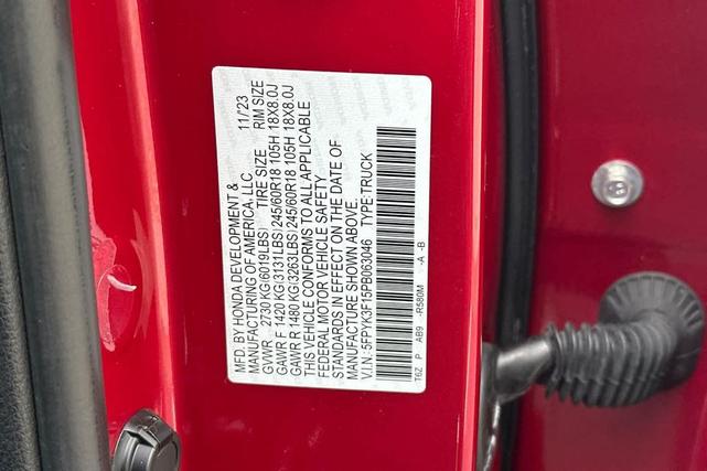 Photo of 2023 Radiant Red Metallic II Honda Ridgeline