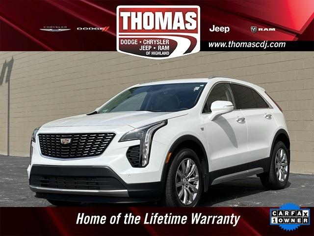 Photo of 2021 Crystal White Tri-Coat Cadillac XT4