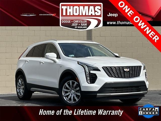 Photo of 2021 Crystal White Tri-Coat Cadillac XT4