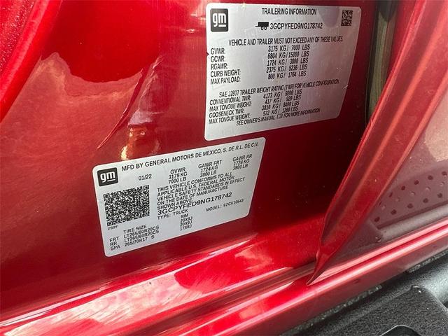 Photo of 2022 Cherry Red Tintcoat Chevrolet Silverado 1500 Limited