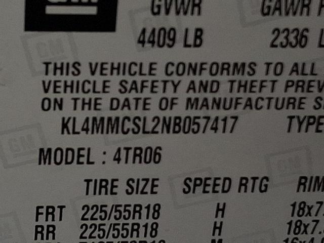 Photo of 2022 Satin Steel Metallic Buick Encore GX