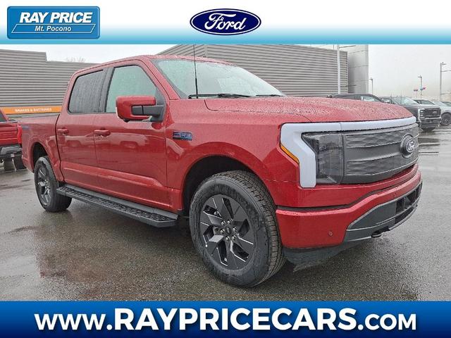 Photo of 2025 Rapid Red Metallic Tinted Clearcoat Ford F-150 Lightning