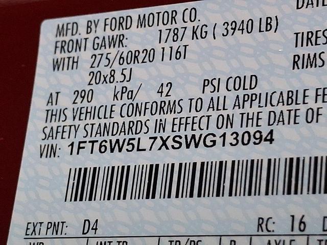 Photo of 2025 Rapid Red Metallic Tinted Clearcoat Ford F-150 Lightning