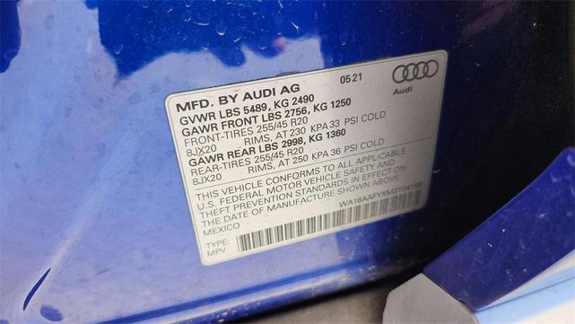 Photo of 2021 Ultra Blue Metallic Audi Q5