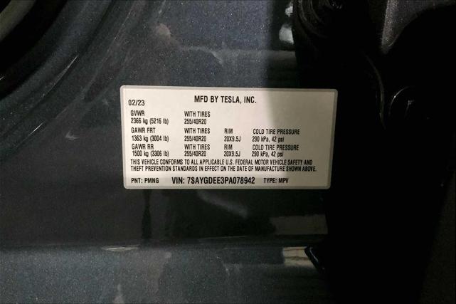Photo of 2023 Midnight Silver Metallic Tesla Model Y